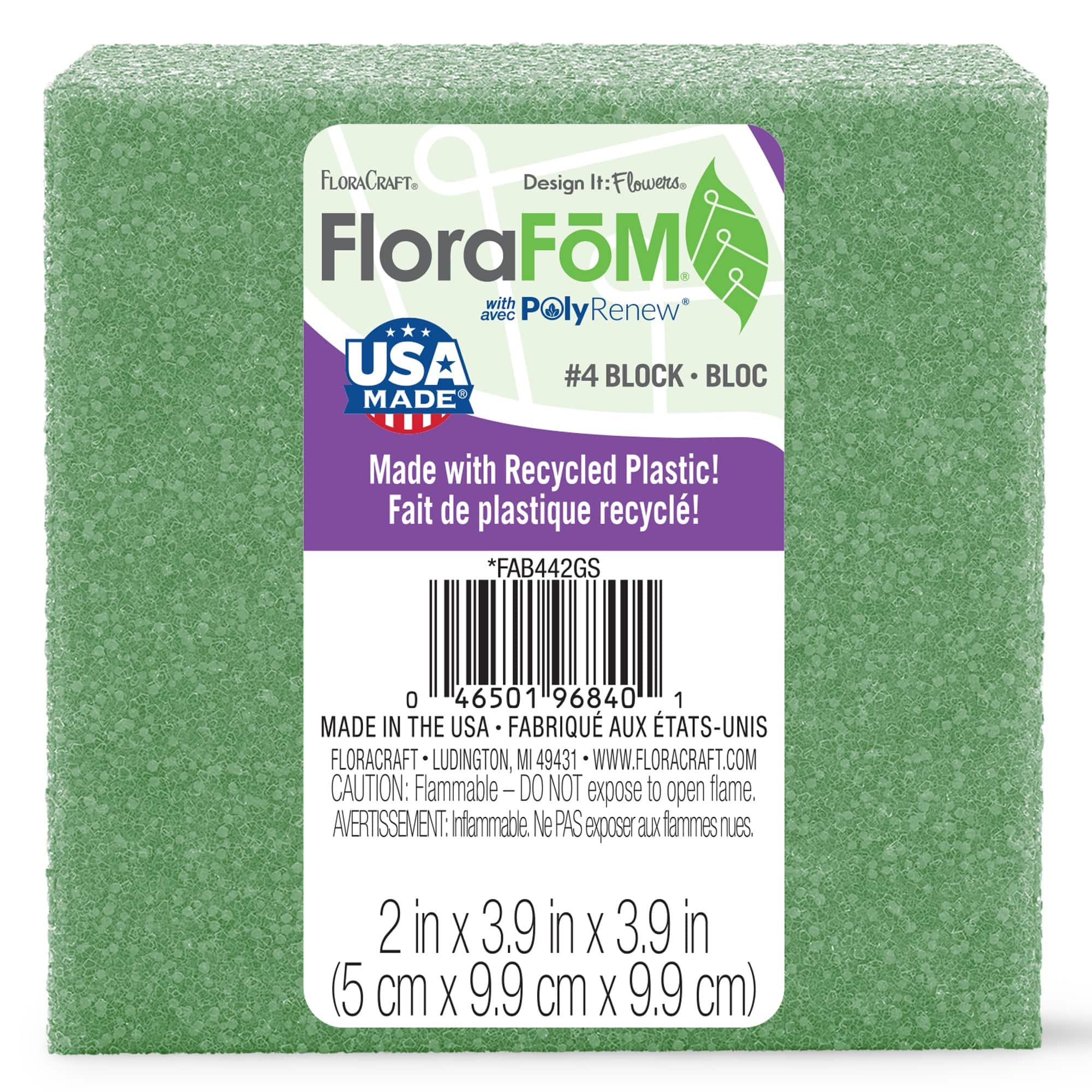 FloraCraft® FloraFōM Block Green